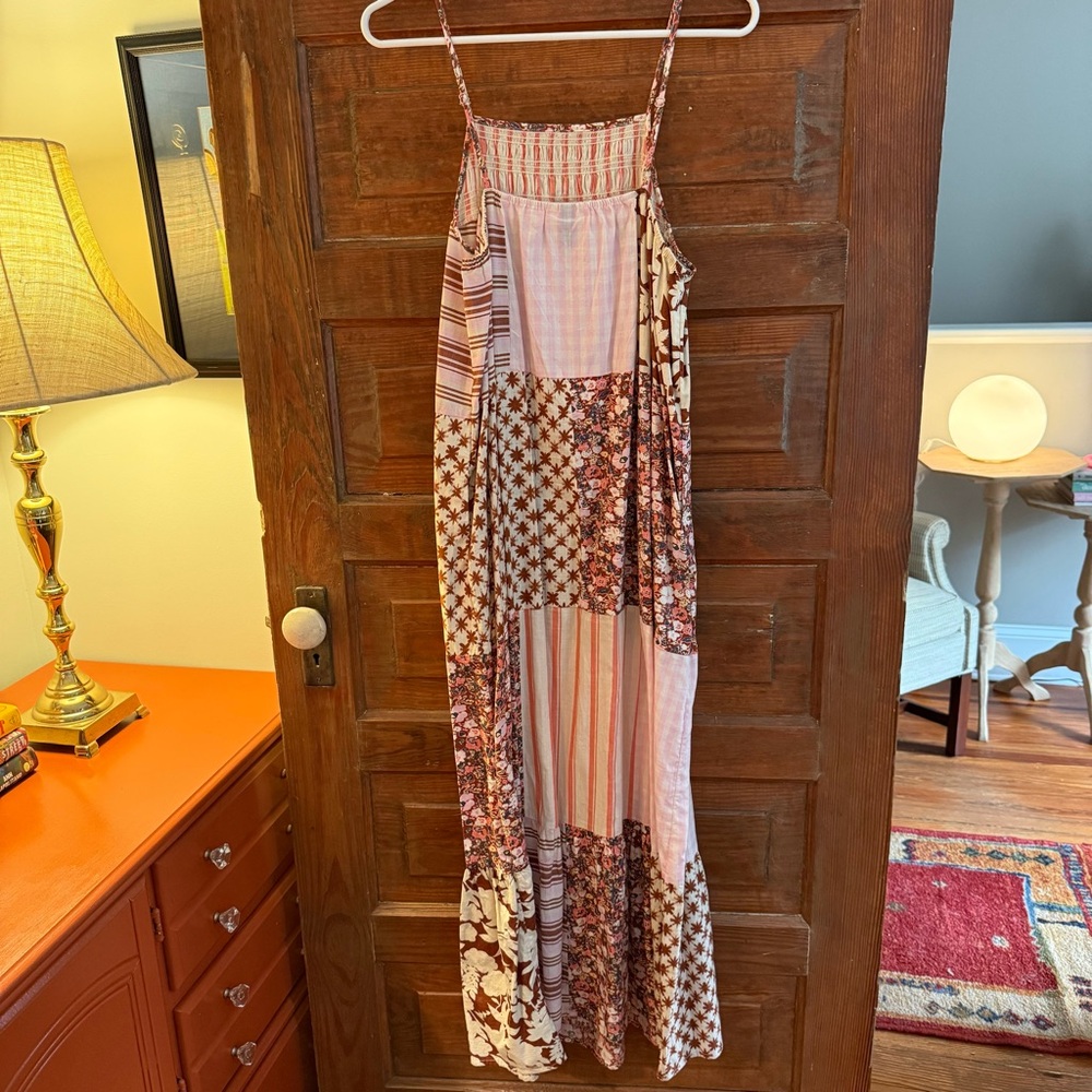 Universal Thread Tiered Patchwork Dress Size S - image 4